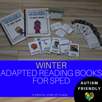 Preview of Adapted Books for Special Education Winter