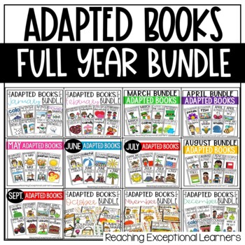 Preview of Adapted Books Full Year Bundle