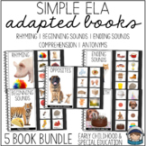 Adapted Books for ELA with Real Image Photos Preschool Aut