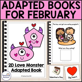 Preview of Adapted Books for February | February Adapted Books for Special Education