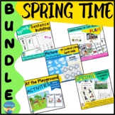 Adapted Books for Special Education | Spring Picture Activ