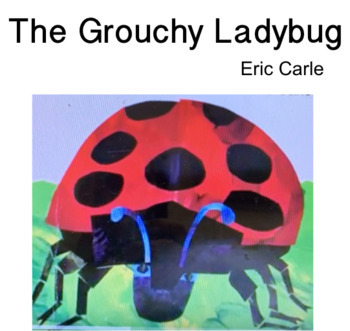 Preview of Adapted Hands On Music Related Smart Notebook, THE GROUCHY LADYBUG By Eric Carle