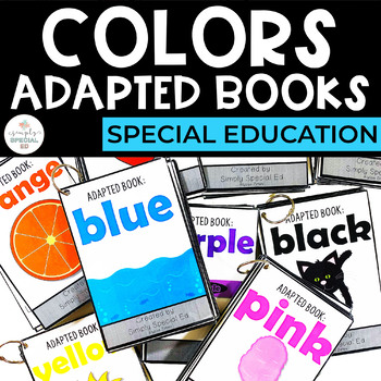 Preview of Colors Adapted Books | Color | Special Education