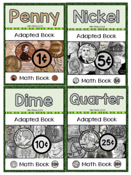 Preview of Adapted Interactive Money Book for Autism / SPED