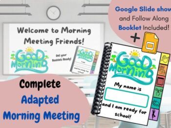 Preview of Adapted Morning Meeting / Adapted Morning Circle for Special Education
