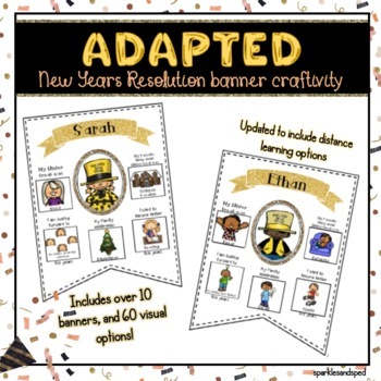 Preview of Adapted New Years Resolution Banner Set!!