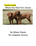 Adapted Novel Where the Red Fern Grows Complete Unit