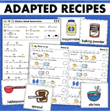 Adapted Recipes with Visual Supports SPED Life Skills ESL 