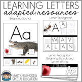 Adapted Resources for Alphabet Letters Real Image Photos P