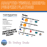 Adapted Visual Recipe for Pumpkin Playdough