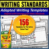 Adapted Writing Templates Binder for Special Education and