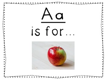 Preview of Adapted letter A book