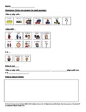 Adapted writing #2 for students with Autism (picture supports)