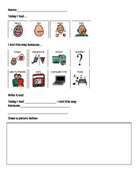Preview of Adapted writing for students with Autism (picture supports)