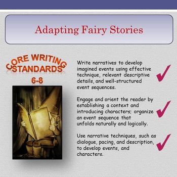 Preview of 'Adapting Fairy Stories' - Narrative Techniques