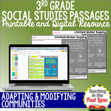Adapting Communities - 3rd Grade Social Studies Reading Co