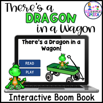 Preview of Adaptive Book and interactive Game- Transportation & Vehicles Dragon in a Wagon