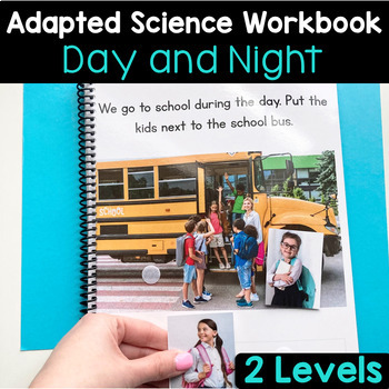 Preview of Adapted Science Unit Special Education Binder for Teaching Day and Night