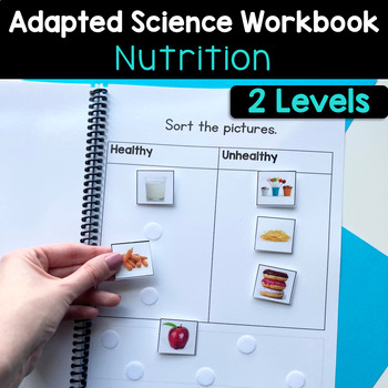 Preview of Adapted Science Unit Special Education - Adaptive Nutrition Book