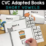 Adaptive Books Special Education CVC Word Building with Sh