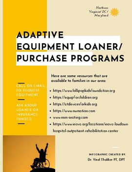 Preview of Adaptive equipment loaners/vendors in DMV area