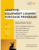 Adaptive equipment loaners/vendors in DMV area