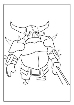 Add Color to Your Favorite Game with Our Clash Of Clans Coloring Pages, PDF