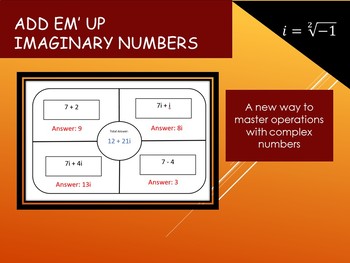 Preview of Add Em' Up Imaginary Numbers