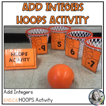 Preview of Add Integers Basketball Game