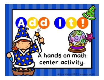 Preview of Add It! Hands-on Math Activity