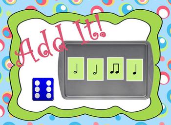Preview of Add It! Music and Math Game