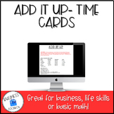 Add It Up- Time Cards