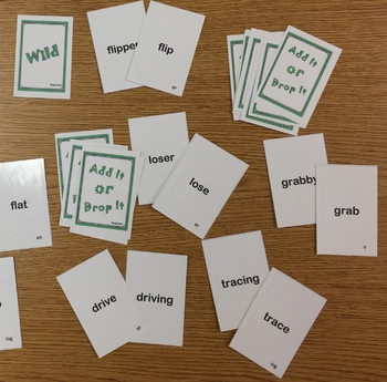 Preview of Add It or Drop It Game-Double Final Consonants & Drop Final e for Vowel Suffixes