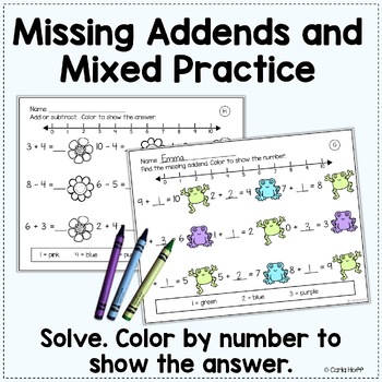 FREE Addition and Subtraction to 10 Worksheets | Distance Learning