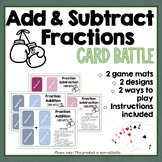 Add & Subtract Fractions Game Mats