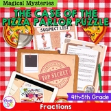 Add & Subtract Fractions Magical Mystery 4th & 5th Print &