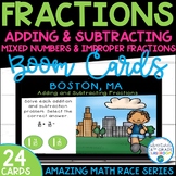 Add & Subtract Fractions, Mixed Numbers & Improper Fractio