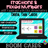 Add & Subtract Fractions and Mixed Numbers with Like Denom