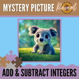 Add & Subtract Integers - Mystery Picture Jigsaw Puzzle - 