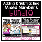 Add & Subtract Mixed Numbers BUNDLE | DIGITAL + PRINTABLE