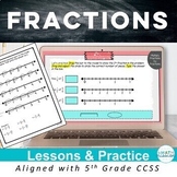 Add, Subtract, Multiply, Divide Fractions Mixed Numbers Le