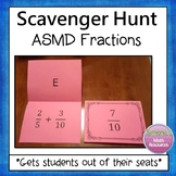 Add, Subtract, Multiply, and Divide Fractions Scavenger Hunt