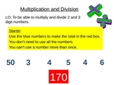 Add, Subtract, Times and Divide Integers Number Lesson