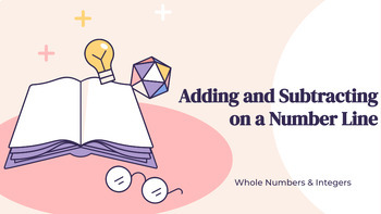 Preview of Add/Subtract on Number Line - Whole Numbers and Integers