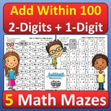 Add a 2-Digit and 1-Digit Number Addition within 100 Math 