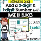 Add a 2digit and 1digit Number with Regrouping Cards 1.NBT.C.4
