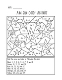Add and Color Activity