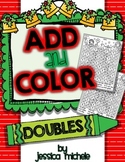Add and Color Hidden Pictures {Christmas Doubles Facts}