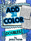 Add and Color Hidden Pictures {Winter Doubles Facts}