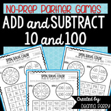 Adding and Subtracting 10 and 100 NO PREP Games